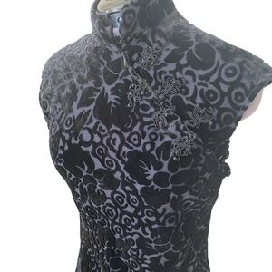 Vintage DKNY sheer cutout dress Sz 4